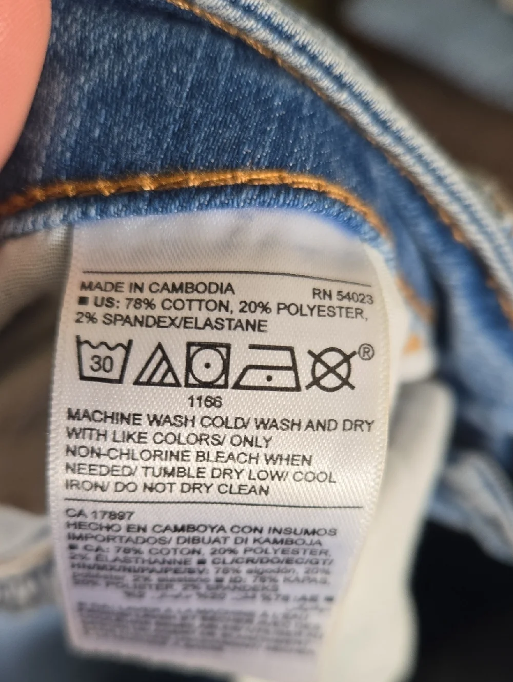 Ankle length Super Skinny Jeans - 4 - Picture 4 of 5